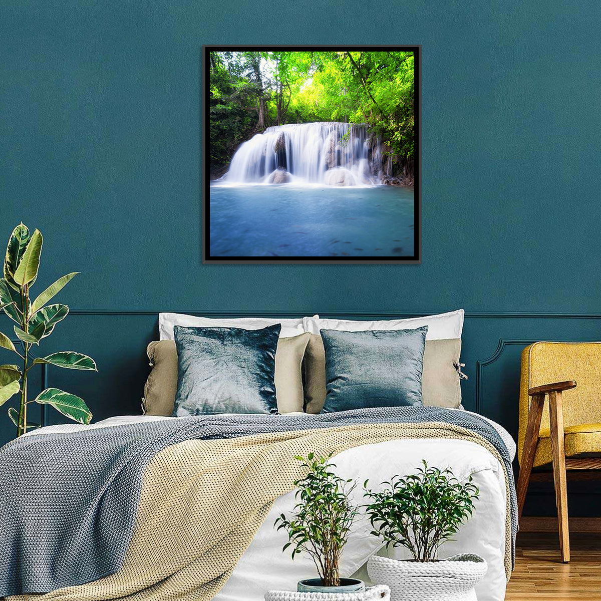 Erawan Waterfall Emerald Pool Wall Art
