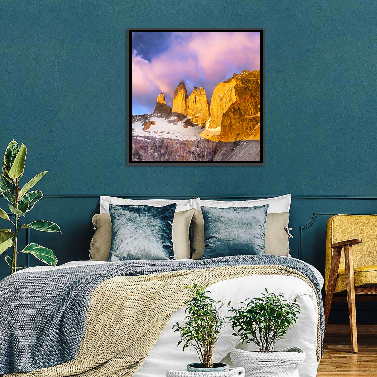 Torres Del Paine Alpenglow Wall Art