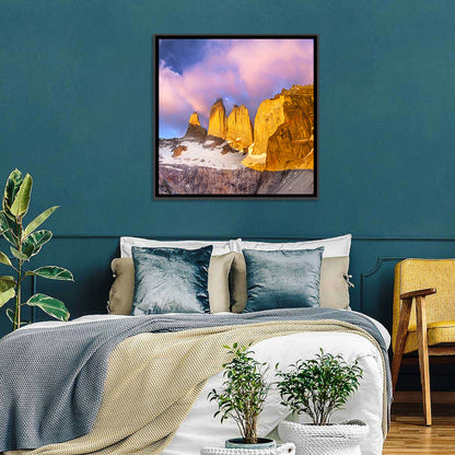 Torres Del Paine Alpenglow Wall Art