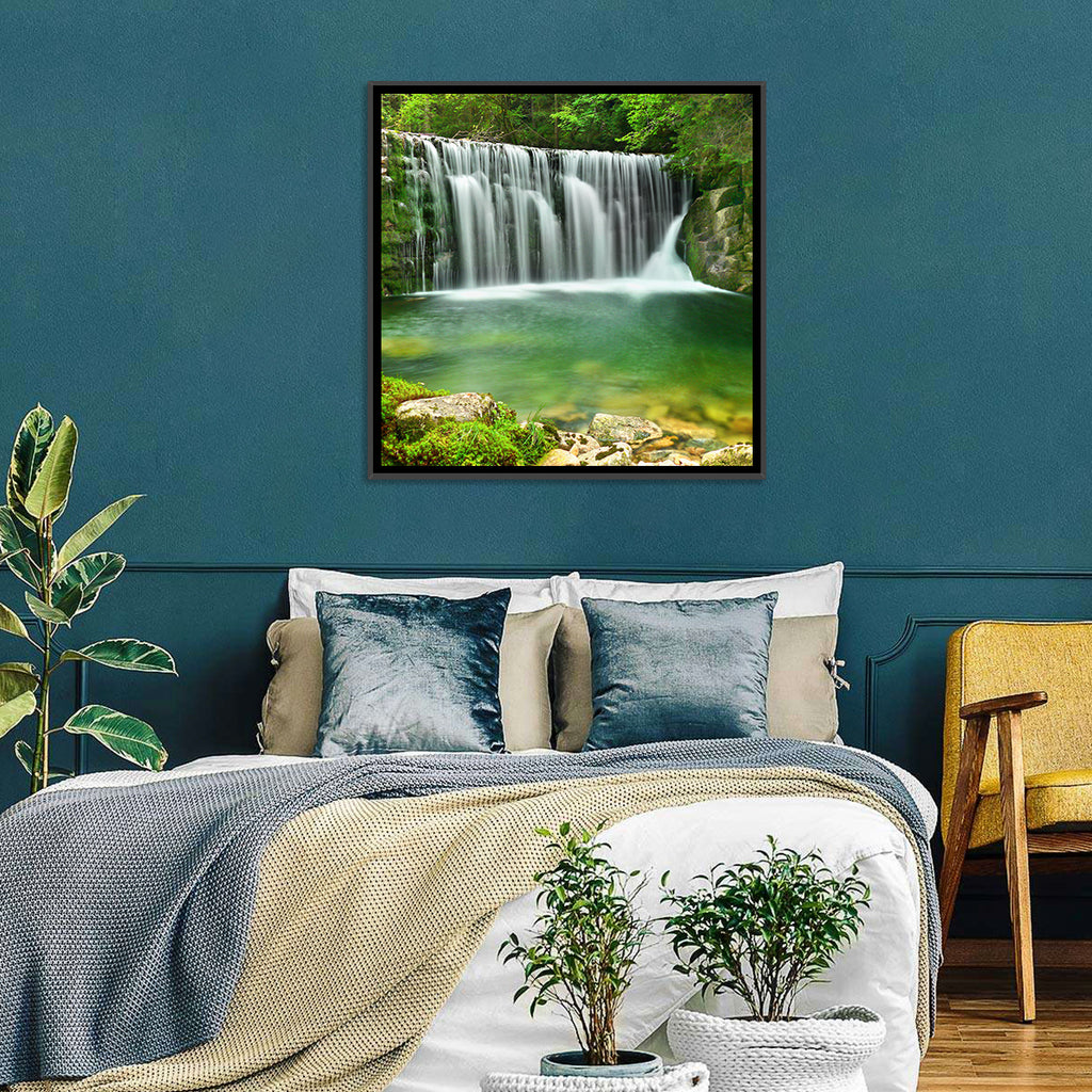 Emerald Lake Cascade Wall Art