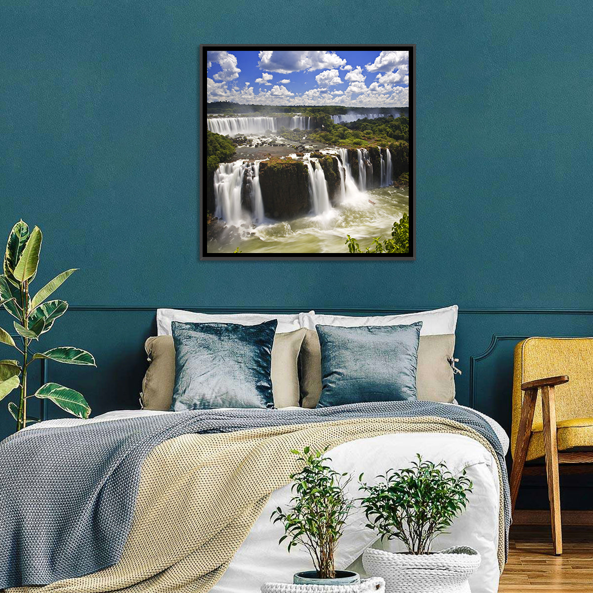 Iguazu Falls River View Wall Art