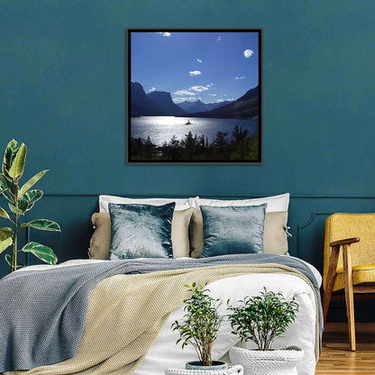 Montana Mountains Lake Wall Art