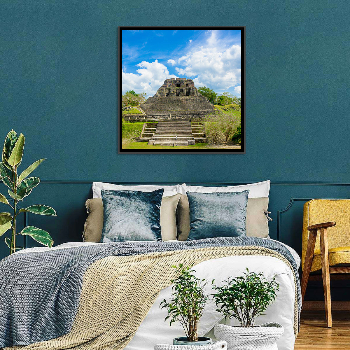 El Castillo at Xunantunich Wall Art