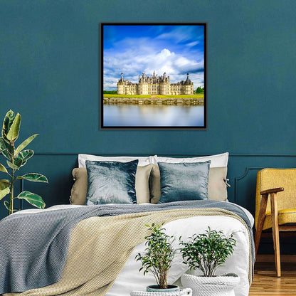 Château De Chambord Reflection Wall Art