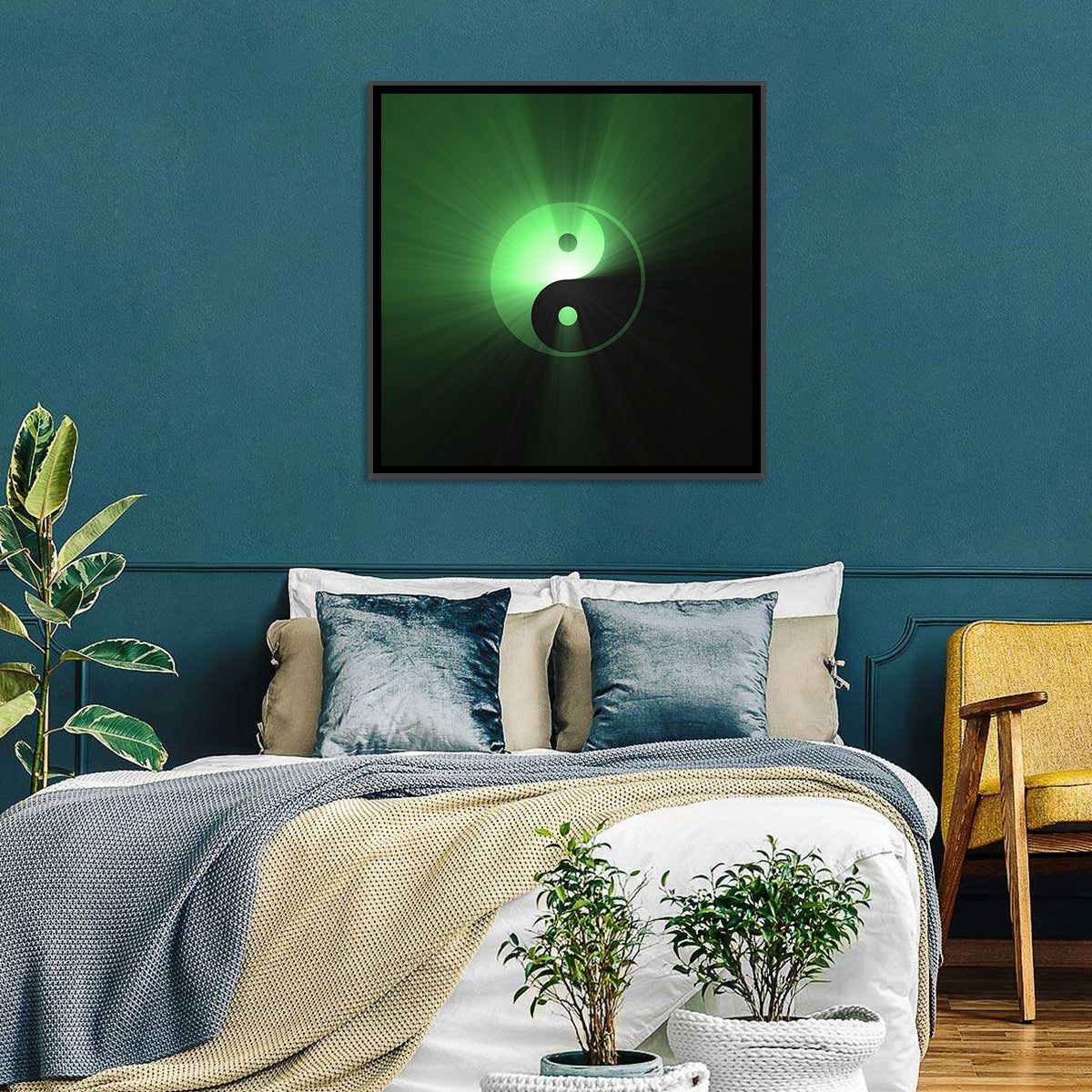 Yin Yang Symbol Wall Art