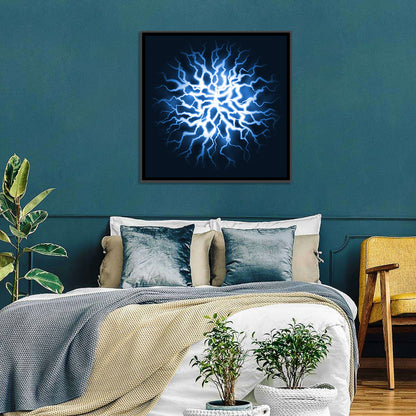 Thunder Burst Abstract Wall Art