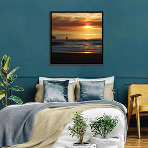 Oregon Coastal Sunset Wall Art