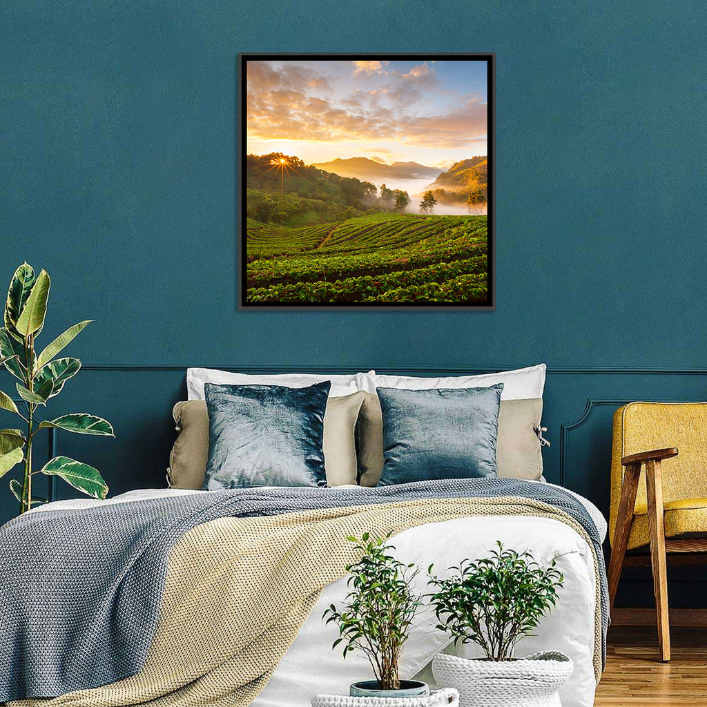 Strawberry Fields Sunrise Wall Art