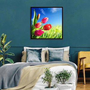 Tulips in Spring Wall Art