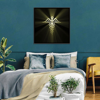 Medical Corps Caduceus Emblem Wall Art