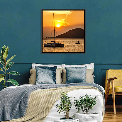 Mama Afrika Sunset, Lake Malawi Wall Art