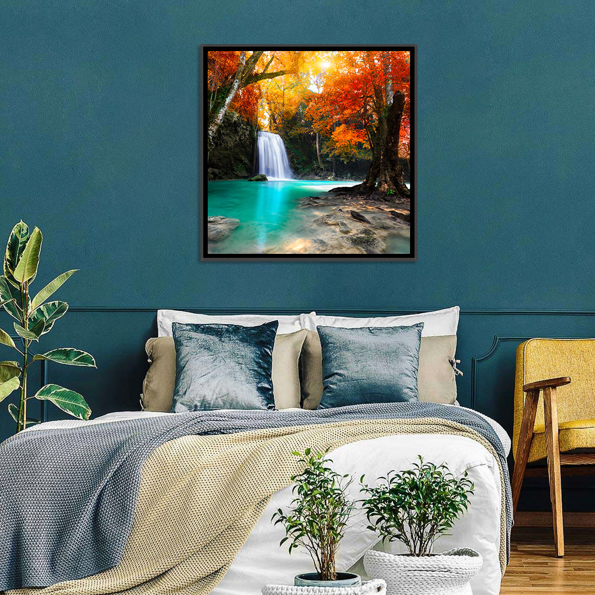 Erawan Waterfall, Kanchanaburi Wall Art