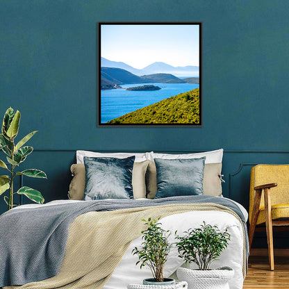 Porto Palermo Bay with Ali Pasha Castle Wall Art