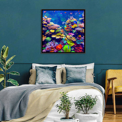 Tropical Coral Reef Aquarium Wall Art