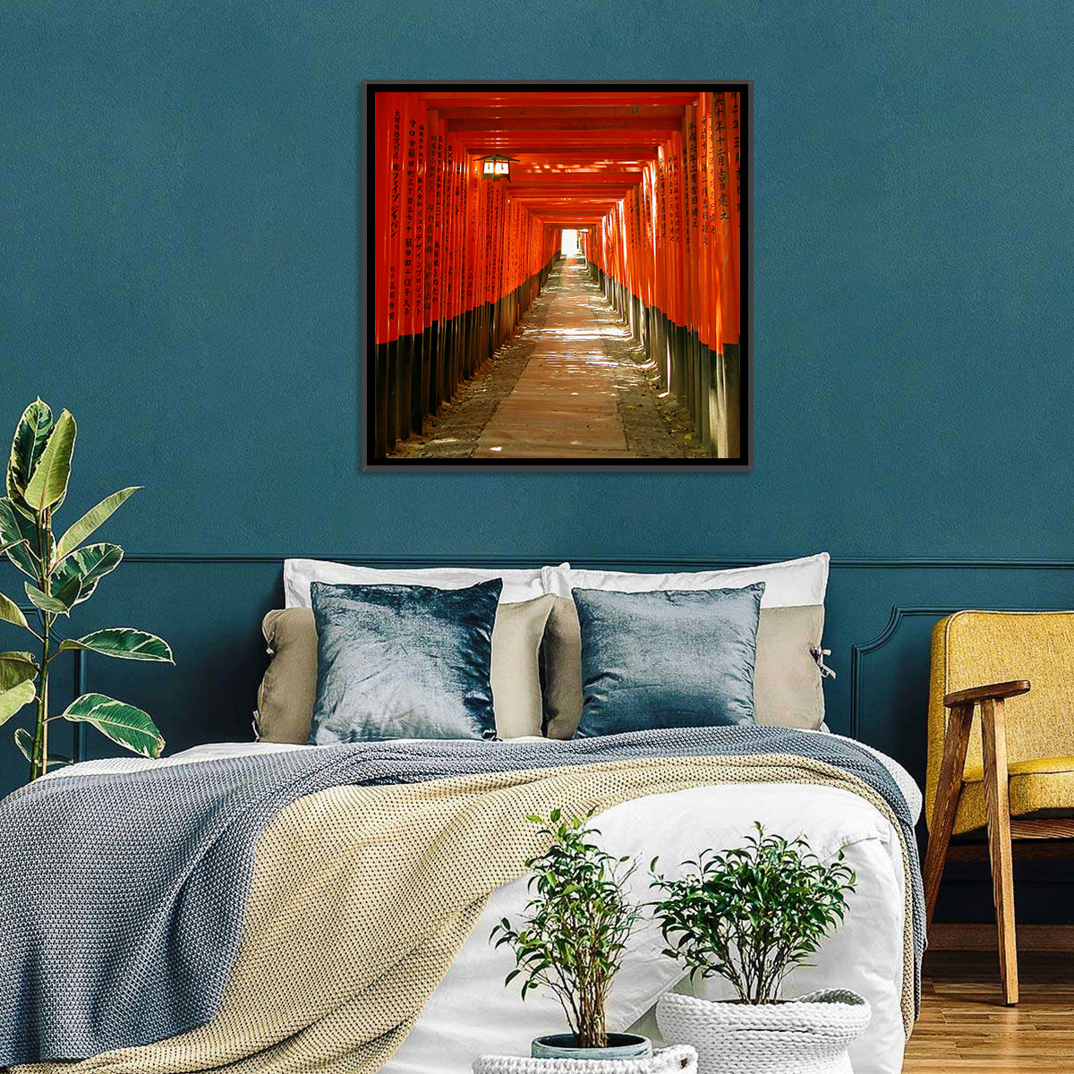 Fushimi Inari Torii Tunnel Wall Art
