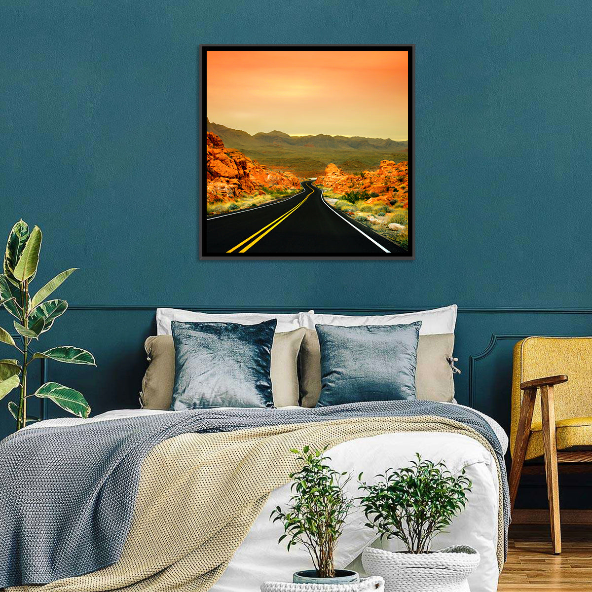 Valley of Fire Ii Road at Sunset Wall Art