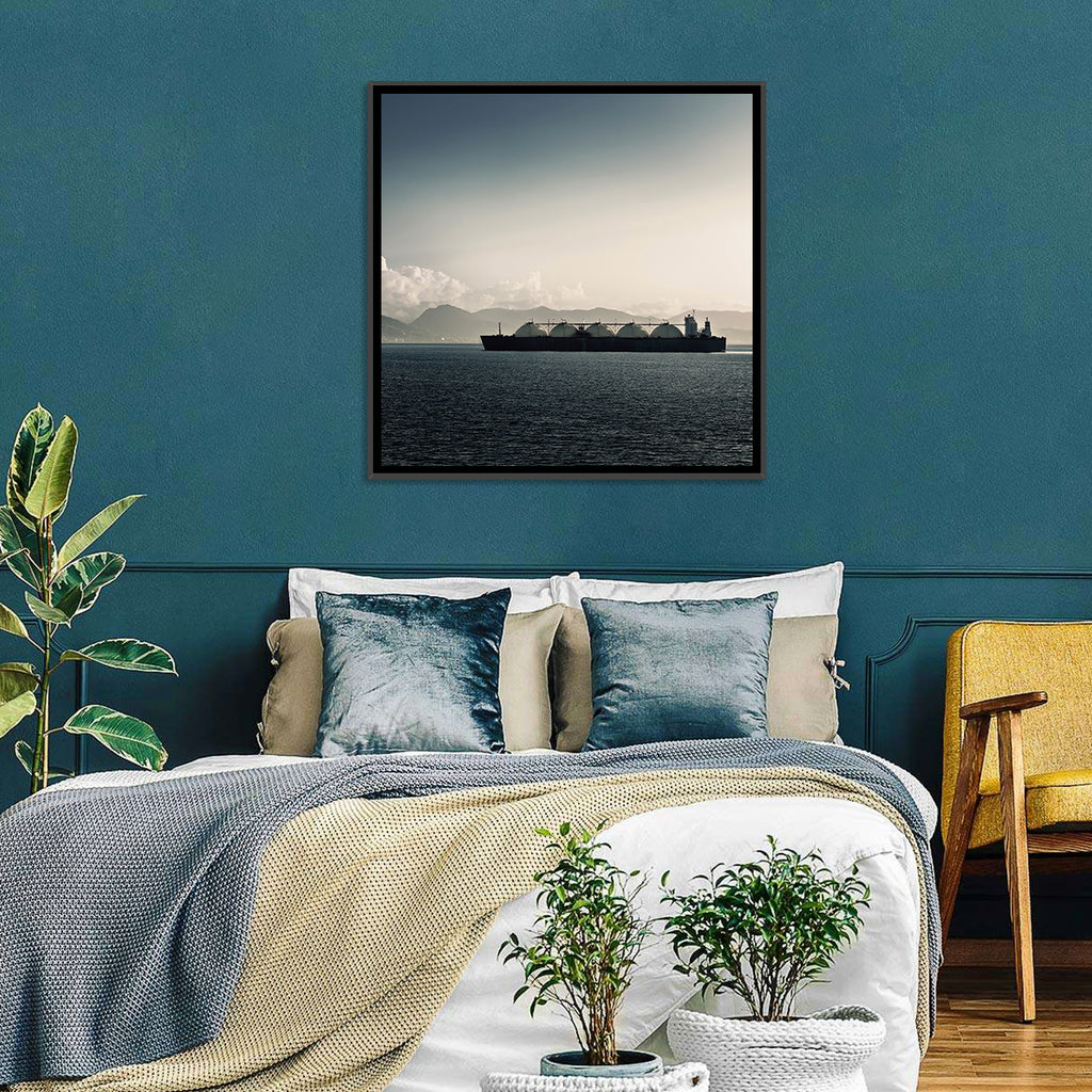 Lng Tanker at Sea Wall Art