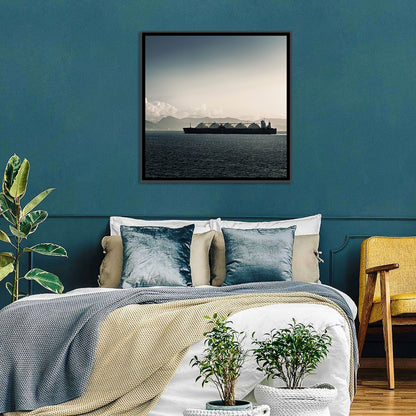 Lng Tanker at Sea Wall Art