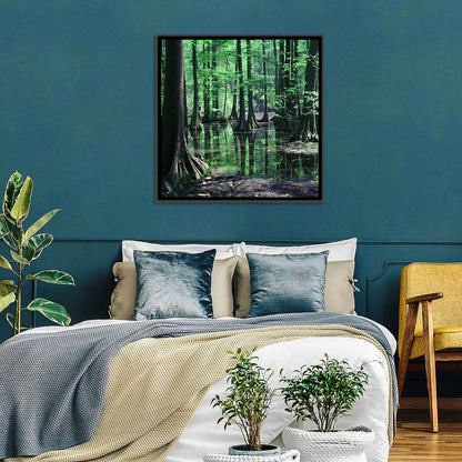 Congaree Swamp Reflection Wall Art