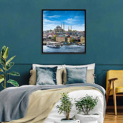 Süleymaniye Mosque Over Golden Horn Wall Art