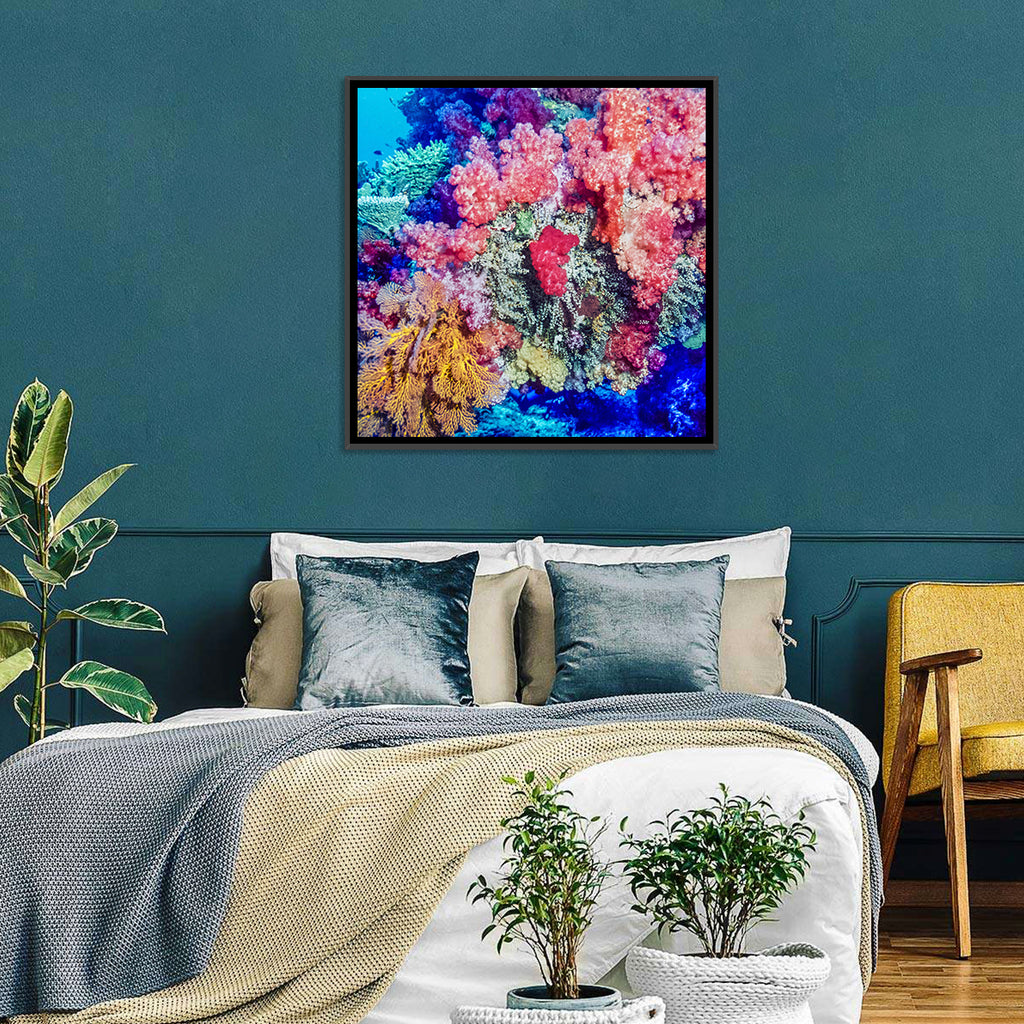Vibrant Coral Reef Wall Art