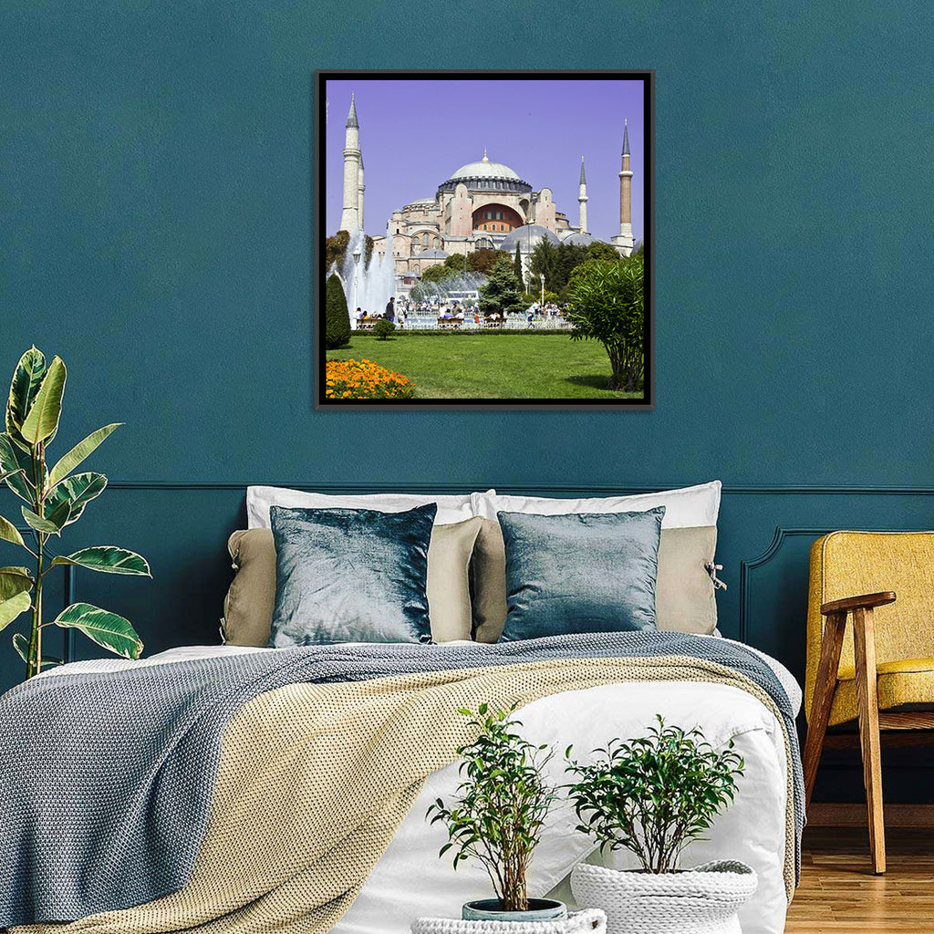 Hagia Sophia Fountain Gardens Istanbul Wall Art