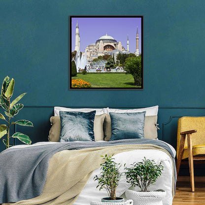 Hagia Sophia Fountain Gardens Istanbul Wall Art