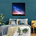 Milky Way Over Silhouetted Hills Wall Art