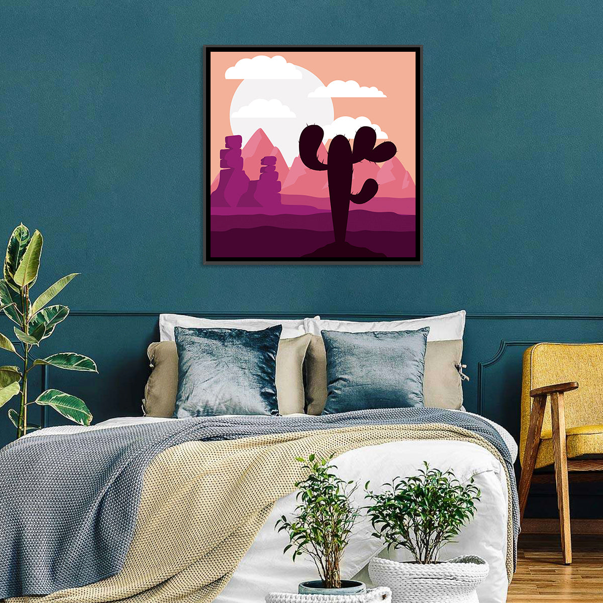Saguaro Sunset Wall Art