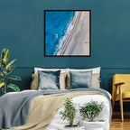 Myrtos Beach Aerial View Wall Art