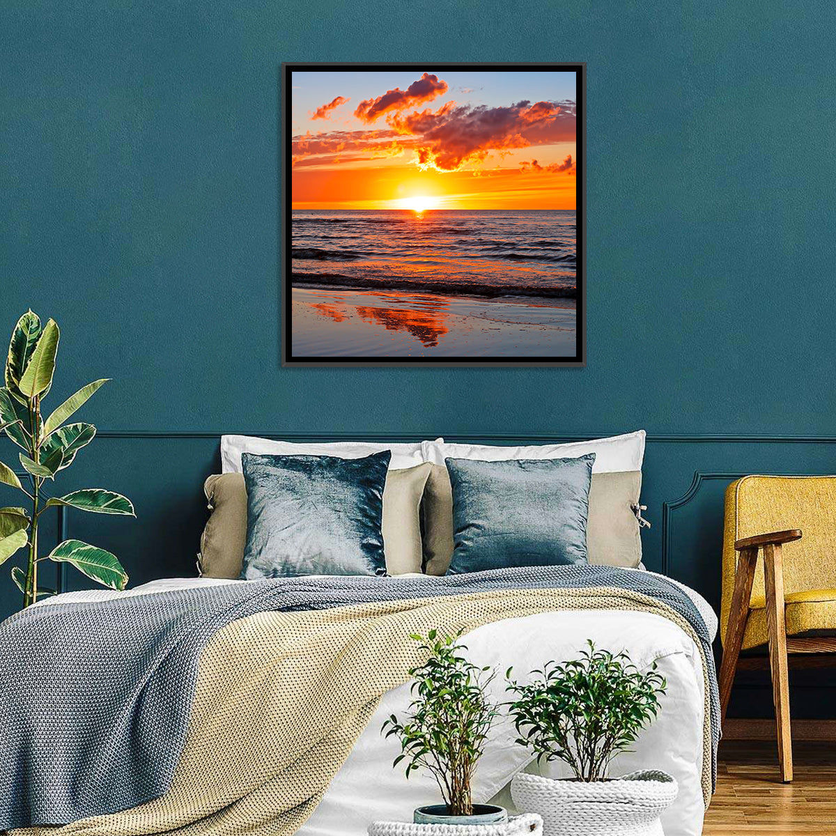Sunset Over the Baltic Wall Art