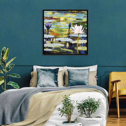 Impressionist Water Lilies Study Wall Art
