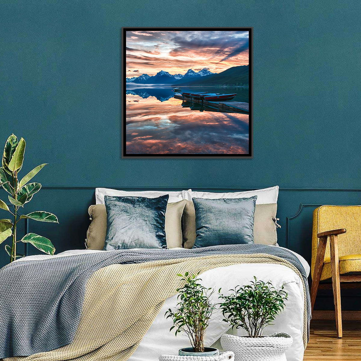 Lake Mcdonald Sunrise Wall Art