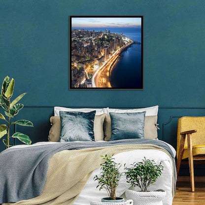 Beirut Corniche at Dusk Wall Art