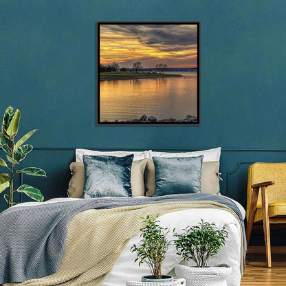 Lake Whitney Sunset Wall Art