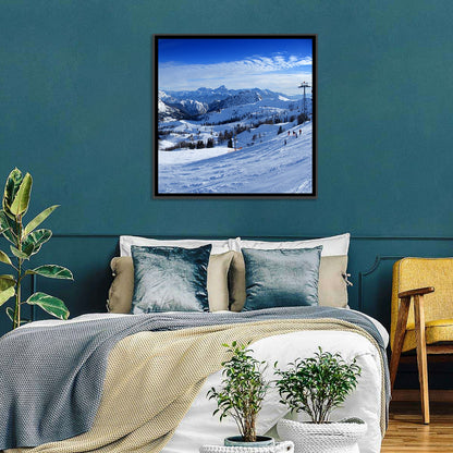 Nassfeld Ski Resort View Wall Art