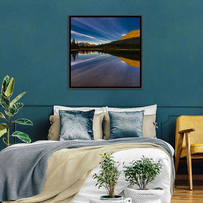 Rainbow Lake at Golden Hour Wall Art