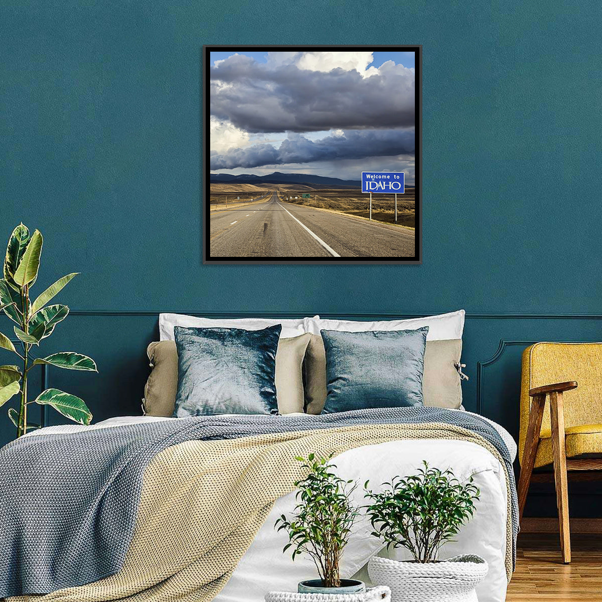 I-15 Idaho Highway Wall Art
