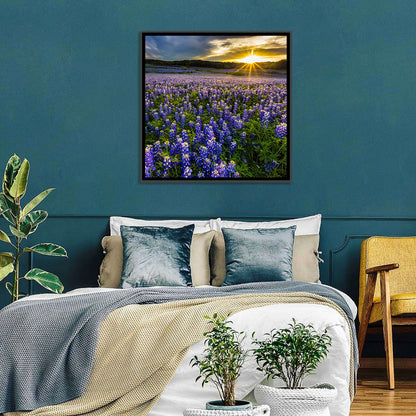 Bluebonnet Field Texas Wall Art