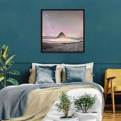 Aurora Over Kirkjufell Wall Art