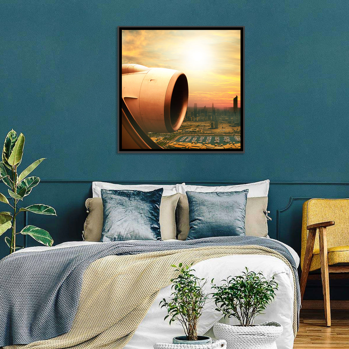 Kuwait City at Golden Hour Wall Art