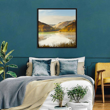 Bright Green Tailings Lake Wall Art