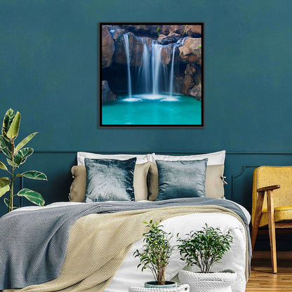 Waterfall Into Pool Wall Art