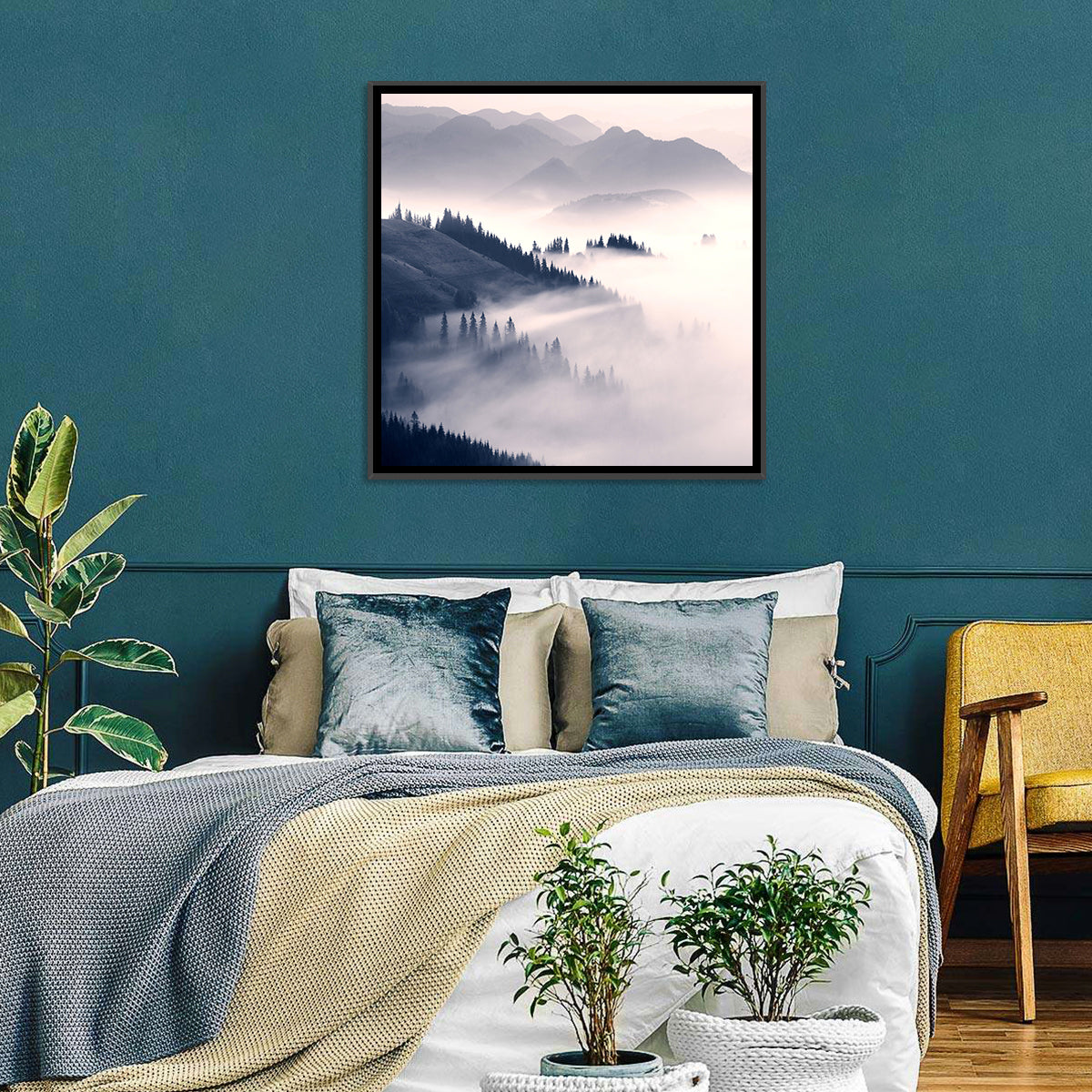 Carpathian Morning Mist Wall Art