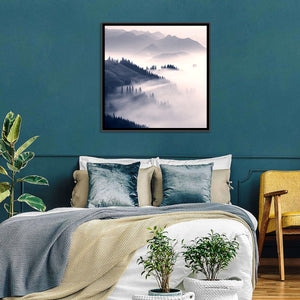 Foggy Carpathian Mountains Wall Art