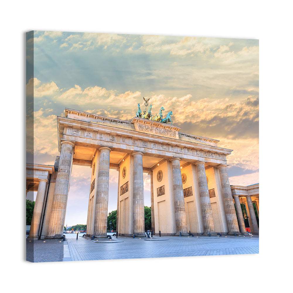 Brandenburg Gate at Sunset Wall Art