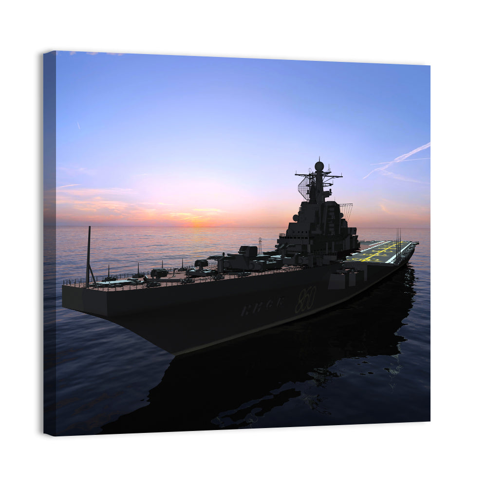 Military Aircraft Carrier Wall Art