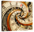 Surreal Infinity Clock Spiral Wall Art