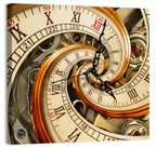 Surreal Infinity Clock Spiral Wall Art