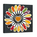 Heart-shaped Superfood Arrangement Wall Art